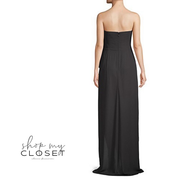 HALSTON HERITAGE NWT Floor Length Strapless Gown - Picture 2 of 2